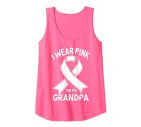 Me Pongo Rosa para la Conciencia del cáncer de mi Abuelo Camiseta sin Mangas