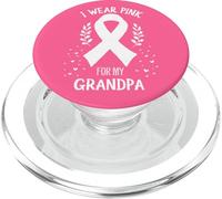 Me Pongo Rosa para la Conciencia del cáncer de mi Abuelo PopSockets PopGrip para MagSafe