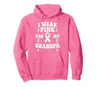 Me Pongo Rosa para la Conciencia del cáncer de mi Abuelo Sudadera con Capucha