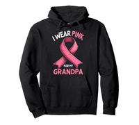 Me Pongo Rosa para la Conciencia del cáncer de mi Abuelo Sudadera con Capucha
