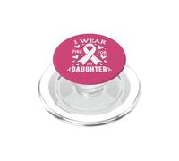 Me Pongo Rosa para la Conciencia del cáncer de mi Hija PopSockets PopGrip para MagSafe