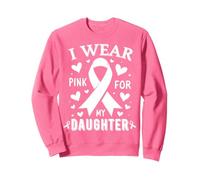 Me Pongo Rosa para la Conciencia del cáncer de mi Hija Sudadera