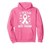 Me Pongo Rosa para la Conciencia del cáncer de mi Mejor Amigo Sudadera con Capucha