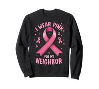 Me Pongo Rosa para la Conciencia del cáncer de mi Vecino Sudadera