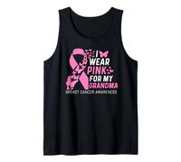 Me pongo rosa para la concienciación sobre el cáncer de mama de la familia de mi abuela Camiseta sin Mangas