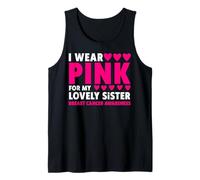 Me Pongo Rosa para la concienciación sobre el cáncer de Mama de mi Hermana Camiseta sin Mangas