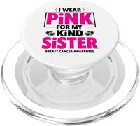 Me Pongo Rosa para la concienciación sobre el cáncer de Mama de mi Hermana PopSockets PopGrip para MagSafe