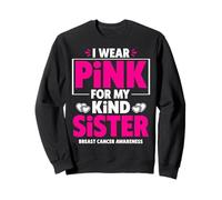 Me Pongo Rosa para la concienciación sobre el cáncer de Mama de mi Hermana Sudadera