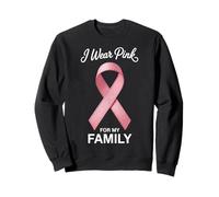 Me Pongo Rosa para la concienciación sobre el cáncer de mi Familia Sudadera
