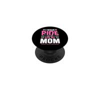 Me Pongo Rosa para mi mamá Conciencia sobre el cáncer de Mama PopSockets PopGrip Adhesivo