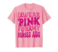 Me Pongo Rosa para mis Enfermeras Ayuda a los niños de concienciación sobre el cáncer de Mama Camiseta