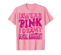 Me Pongo Rosa para mis niños con cáncer de Mama Asistente Dental Camiseta
