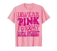 Me Pongo Rosa para mis niños con cáncer de Mama higienista Dental Camiseta