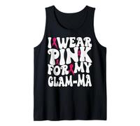 Me Pongo Rosa para mis niños de concienciación sobre el cáncer de Mama Glam-Ma Camiseta sin Mangas