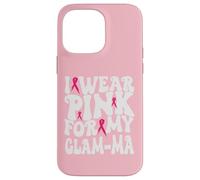 Me Pongo Rosa para mis niños de concienciación sobre el cáncer de Mama Glam-Ma Carcasa para iPhone 14 Pro MAX