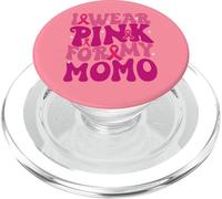 Me Pongo Rosa para mis niños de concienciación sobre el cáncer de Mama Momo PopSockets PopGrip para MagSafe