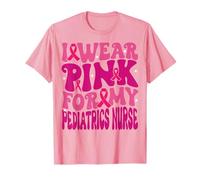 Me Pongo Rosa para mis niños de enfermería de pediatría con cáncer de Mama Camiseta
