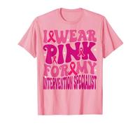 Me Pongo Rosa para mis niños especialistas en intervención Camiseta