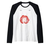 Me Pongo un Poco de Amapola Tan roja como roja Puede ser para Mostrar Que Soy Camiseta Manga Raglan