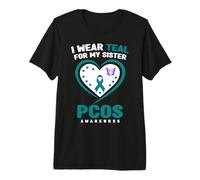 Me Pongo Verde Azulado para la Conciencia de mi Hermana sobre el SOP Camiseta Premium