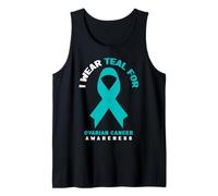 Me Pongo Verde Azulado para la concienciación sobre el cáncer de Ovario Camiseta sin Mangas