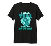 Me Pongo Verde Azulado para mi Hermano Camiseta Premium