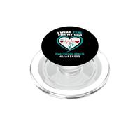Me Pongo Verde Azulado para mi papá Concientización sobre la miastenia Gravis PopSockets PopGrip para MagSafe