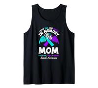 Me Pongo Verde Azulado y Morado en Memoria de mi mamá Camiseta sin Mangas