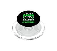 Me Pongo Verde para el Linfoma no Hodgkin de mi Abuelo PopSockets PopGrip para MagSafe