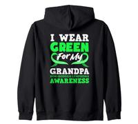 Me Pongo Verde para el Linfoma no Hodgkin de mi Abuelo Sudadera con Capucha