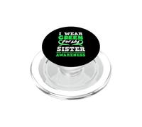 Me Pongo Verde para el Linfoma no Hodgkin de mi Hermana PopSockets PopGrip para MagSafe