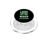 Me Pongo Verde para el Linfoma no Hodgkin de mi Sobrina PopSockets PopGrip para MagSafe