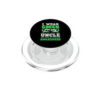 Me Pongo Verde para el Linfoma no Hodgkin de mi tío PopSockets PopGrip para MagSafe