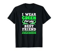 Me Pongo Verde para la Conciencia del Linfoma no Hodgkin de mi Amigo Camiseta gráfica económica