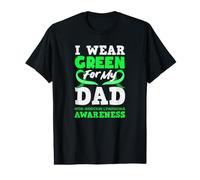 Me Pongo Verde para la Conciencia del Linfoma no Hodgkin de mi papá Camiseta gráfica económica