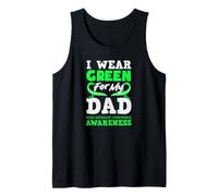 Me Pongo Verde para la Conciencia del Linfoma no Hodgkin de mi papá Camiseta sin Mangas
