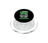 Me Pongo Verde para mi cuñado Linfoma no Hodgkin PopSockets PopGrip para MagSafe