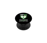 Me Pongo Verde para mi Hermana Concientización sobre la Enfermedad celíaca PopSockets PopGrip Adhesivo