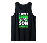 Me Pongo Verde para mi Hijo Linfoma no Hodgkin Camiseta sin Mangas