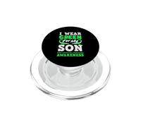 Me Pongo Verde para mi Hijo Linfoma no Hodgkin PopSockets PopGrip para MagSafe