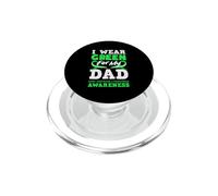 Me Pongo Verde para mi papá Linfoma no Hodgkin PopSockets PopGrip para MagSafe