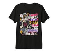 Me pregunté si Estoy Bien y Ambos empezamos a reírnos Graciosos Camiseta Premium