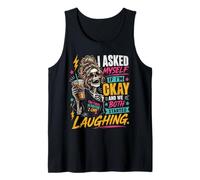 Me pregunté si Estoy Bien y Ambos empezamos a reírnos Graciosos Camiseta sin Mangas