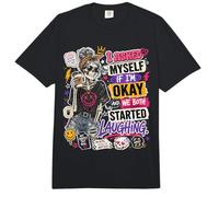 Me pregunté si Estoy Bien y Ambos empezamos a reírnos Graciosos Comfort Colors Adult Heavyweight T-Shirt