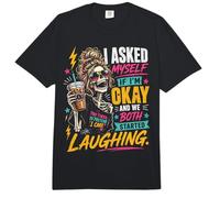 Me pregunté si Estoy Bien y Ambos empezamos a reírnos Graciosos Comfort Colors Adult Heavyweight T-Shirt