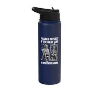 Me pregunté si estoy bien y ambos empezamos a reírnos graciosos Stainless Steel Insulated Water Bottle