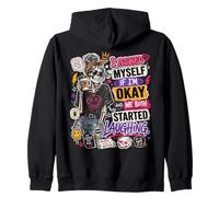 Me pregunté si Estoy Bien y Ambos empezamos a reírnos Graciosos Sudadera con Capucha