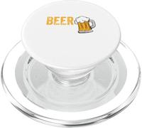 Me pregunto si la Cerveza Piensa en mí Demasiado Divertido Beber Cerveza PopSockets PopGrip para MagSafe