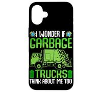 Me pregunto si los Camiones de Basura piensan en mí también Carcasa para iPhone 16 Plus