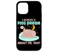 Me pregunto si los Cerdos sueñan Conmigo también? Carcasa para iPhone 12/12 Pro